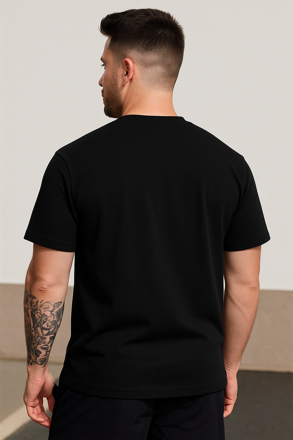 The Luxe Contrast Pocket T-Shirt - Image 2