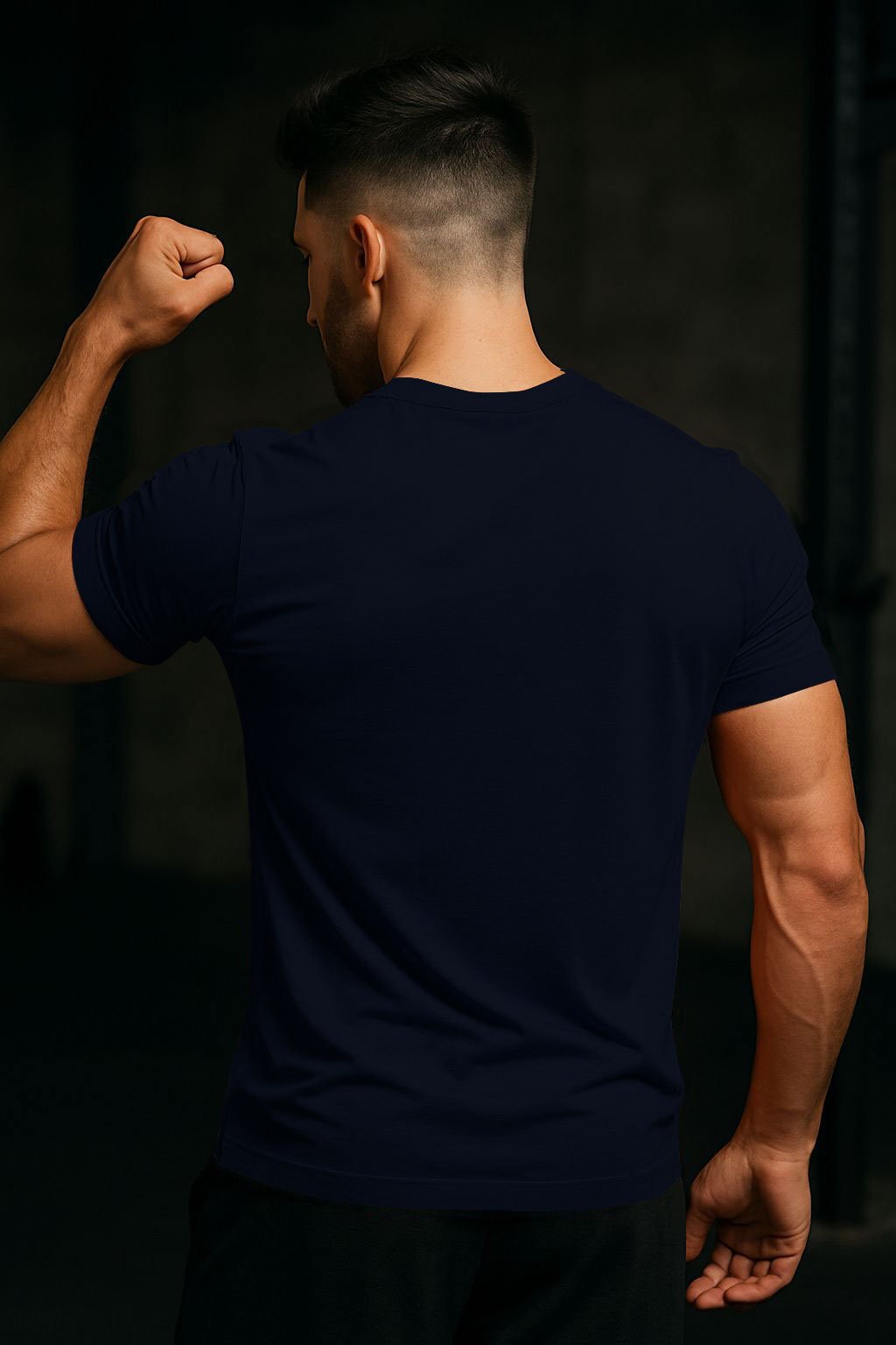 Apex Line T-Shirt - Minimalist Black - Image 3