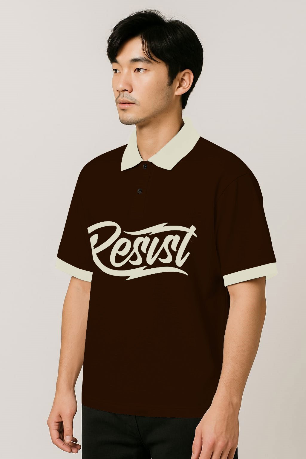Heritage Script Polo Shirt - Contrast Edition - Image 4