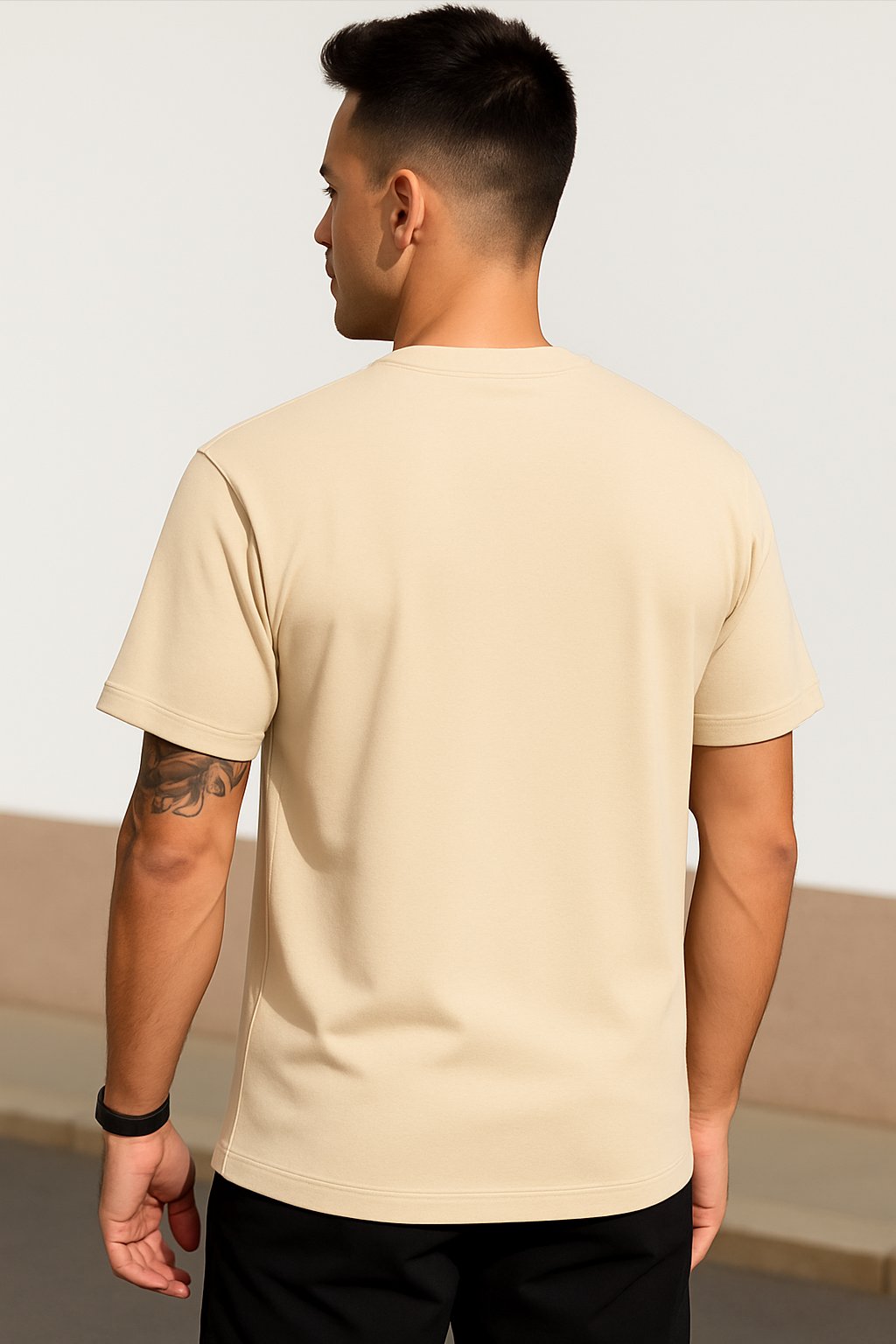 The Luxe Contrast Pocket T-Shirt - Image 4