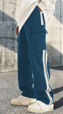 DOUBLE POCKET STRIPE TRACK PANT