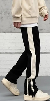 ZIP STRIPE TRACK PANT