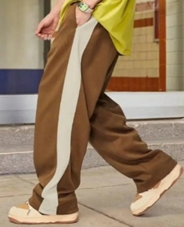 BROWN STRIPE TRACK PANT